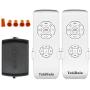 YukiHalu Ceiling Fan Remote Control Kit, Universal and Compact Size, Fan Speeds and Timings Control, Comply with UL1917