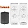 YukiHalu Ceiling Fan Remote Control Kit, Universal and Compact Size, Fan Speeds and Timings Control, Comply with UL1917