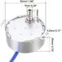 Moteur Synchrone Électrique pour Platine Vinyle - Moteur 100-127 VAC 50-60Hz CCW/CW 4W 5-6RPM