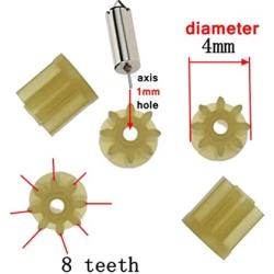 Xiaopyo Quadcopter Motor Gear Compatible with E58 E68 E88 E525 LS-E525 4D-V4 Quadcopter E98 E99 K3 Drone Teng1 Accessories F89 Drone F97 Parts