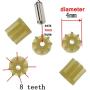 Xiaopyo Quadcopter Motor Gear Compatible with E58 E68 E88 E525 LS-E525 4D-V4 Quadcopter E98 E99 K3 Drone Teng1 Accessories F89 Drone F97 Parts