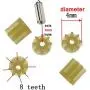 Xiaopyo Quadcopter Motor Gear Compatible with E58 E68 E88 E525 LS-E525 4D-V4 Quadcopter E98 E99 K3 Drone Teng1 Accessories F89 Drone F97 Parts