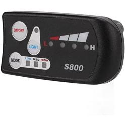 SOONALL 36V/48V Electric Bike Display Meter, Waterproof LED Display Meter with Motor Controller, Multi-Functions Display Control Panel for Bicycle Modification