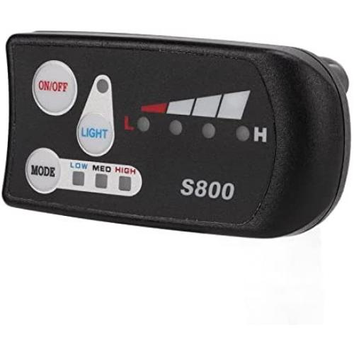 SOONALL 36V/48V Electric Bike Display Meter, Waterproof LED Display Meter with Motor Controller, Multi-Functions Display Control Panel for Bicycle Modification
