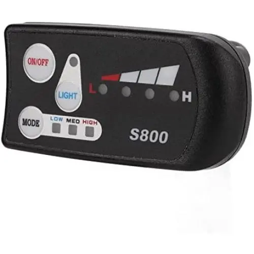 SOONALL 36V/48V Electric Bike Display Meter, Waterproof LED Display Meter with Motor Controller, Multi-Functions Display Control Panel for Bicycle Modification