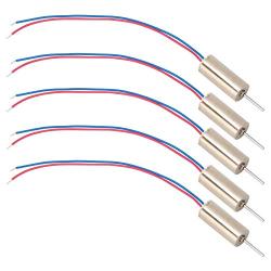 5pcs 53200rpm Micro Coreless Motor DC 3V Micro Brush Motor Vibration Motor for Toys Tattoo Machines Airplane Model RC Toys 6 x 14mm