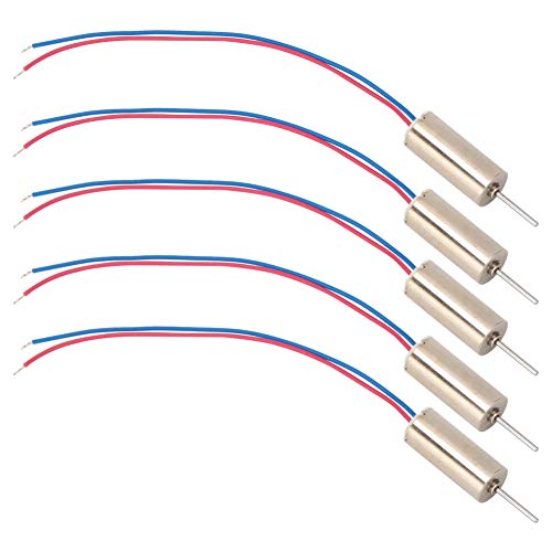 5pcs 53200rpm Micro Coreless Motor DC 3V Micro Brush Motor Vibration Motor for Toys Tattoo Machines Airplane Model RC Toys 6 x 14mm