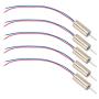5pcs 53200rpm Micro Coreless Motor DC 3V Micro Brush Motor Vibration Motor for Toys Tattoo Machines Airplane Model RC Toys 6 x 14mm