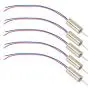 5 pièces Moteur Micro Cœur 53200 tr/min, Moteur DC 3V, Moteur de Vibration pour Jouets, Machines Tattoo, Modèles d'Avions, Jouets RC, 6 x 14mm 5 pièces Moteur Micro Cœur 53200 tr/min, Moteur DC 3V, Moteur de Vibration pour Jouets, Machines Tattoo, Modèles d'Avions, Jouets RC, 6 x 14mm