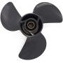 ARKDOZA 9 7/8x10 9 7/8x11 9 7/8x12 9 7/8x13 Aluminum Propeller for Honda Outboard 25-30HP 3 Blade 10 Tooth RH 9.9x10 9.9x11 9.9x12 9.9x13