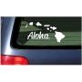 Aloha with Hawaii Island Chain Decal Decal Vinyl Decal | 5