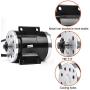 Kunray 48V 1000W Brushed DC Motor High Speed Electric Motor & DC Brush Controller & Gas Accelerator Throttle & Ignition Lock for Dirt Bike e-Bike ATV Go Kart Moped Mini Bikes Motorized Bicycle