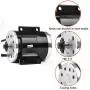 Kunray 48V 1000W Brushed DC Motor High Speed Electric Motor & DC Brush Controller & Gas Accelerator Throttle & Ignition Lock for Dirt Bike e-Bike ATV Go Kart Moped Mini Bikes Motorized Bicycle