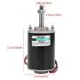 12/24V 30W CW/CCW High Speed Permanent Micro DC Magnet Motor Low Noise Permanent Magnet DC Motor for DIY Generator(12V 3500rpm)