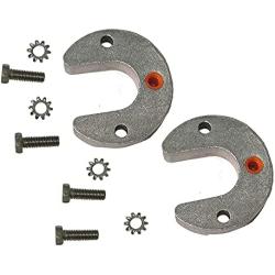 Performance Aluminum Boat Motor Anode for Mercrusier Drive Trim Cylinder Alpha, BKIT00042A 2-Pack Anode