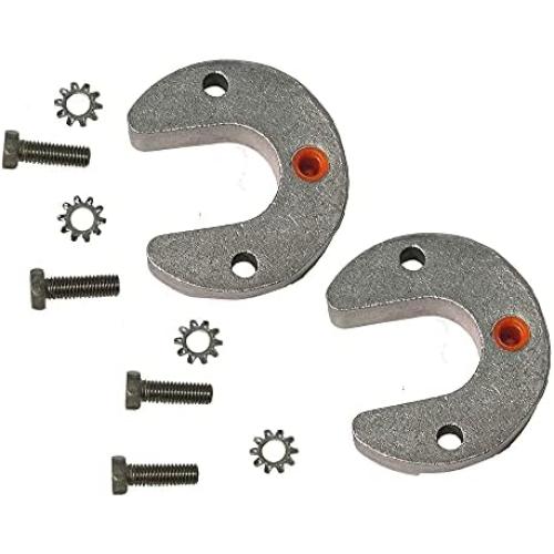 Performance Aluminum Boat Motor Anode for Mercrusier Drive Trim Cylinder Alpha, BKIT00042A 2-Pack Anode
