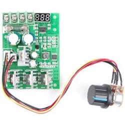 KNACRO 6V 9V 12V 24V 36V 48V 60V PWM DC Motor Speed Controller 20A (30A MAX) with Digital Display Meter 0-100% Speed Regulation Power 1200W