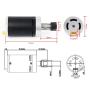 DC Brushless Spindle Motor 24V 12000rpm ER11 with PWM Speed Controller Driver Board Kit with Connection Cable for 3018 Series 3018 Pro CNC Router Engraving Milling Machine/Lathe/Rolling Mills/Pump