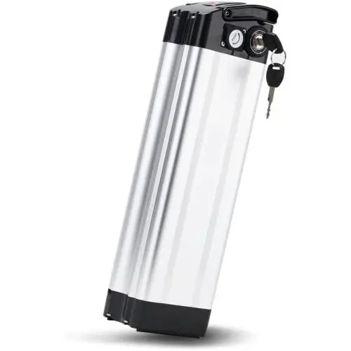 Jieoto 36V/48V 10Ah/12.5Ah Ebike Battery, Silver Fish Lithium-ion Pedelec Battery with Charge for 250W/350W/500W/600W Electric Bike Bicycles Folding Bike Mountain Bike Motor