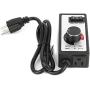 Variable Vent Fan Speed Adjuster 1800W Inline Duct Fan Speed Controller Variable Fan Speed Controller for Inline Fan Exhaust US Plug 110V(1Meter Cable)