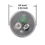 BOJACK 80+5 uF 80/5 MFD ±6% 370/450 V AC CBB65 Dual Run Circular Start Capacitor for AC Motor Run or Fan Start or Condenser Straight Cool or Heat Pump Air Conditioner