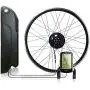 GOFEI New Electric Bike Conversion Kit with Battery, 36V 350W 12.8Ah Rear Wheel Motor Electric Bike Kit for MTB & Road Bike