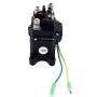 GSKMOTOR Winch Solenoid Relay 12V 250A for ATV UTV SUV Jeep Trailer Hydraulic Pump Lift Jack, Replace OEM Part # 63070 62135 74900 2875714 70715 with Waterproof Protecting Caps