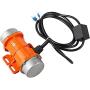 CHIXIA Concrete Vibrator Vibration Motor 100w 110v 3600 RPM Single Phase Aluminum Motor Speed Controller-100w