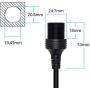 CERRXIAN 30cm HDMI 2.0 4K x 2K 60Hz Male to Female Car Mount Dash Flush Mount Extension Cable for Car, Boat, Motorcycle, Truck Dashboard(HDMI)