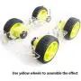 Mecanum Wheel Robot Kit 4WD Omnidirectional Wheels Smart Robot Car Chassis Kit