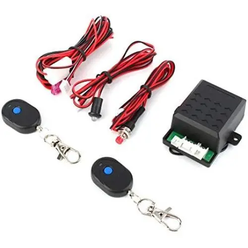 Car Alarm System Proximity Lock Unlock,1 Set Universal Auto Car Immobilizer Lock Alarm System Anti Theft Protection Keyless Entry System with Remote Controllers