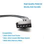 WPT1285, 645-512 Blower Motor Resistor Connector, AC Fan Pigtail Wiring Harness Connector Compatible with 2010-2015 Ford Fusion, 11-14 Lincoln MKZ Base Hybrid, 10-11 Mercury Milan