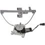 Dorman 741-391 Rear Passenger Side Power Window Motor and Regulator Assembly Compatible with Select Cadillac / Chevrolet / GMC Models , Black