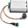 PWM DC Motor Speed Controller, Motor Speed Regulator Power Controller 6-60V 12V 24V 36V 48V 30A with LED Digital Display Slow Start/Stop Revolving Speed Time Adjustable