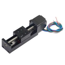 Zeberoxyz 1PCS Mini Linear Rail Guide Slide Actuator T6x1 Lead Screw with NEMA11 Stepper Motor,50mm Effective Stroke Length for DIY CNC Router Parts X Y Z Linear (Size:50mm)