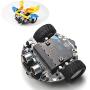 Yahboom Microbit V2 Start Robotic Kit for Kids DIY Programmable STEM Education Toy Car with Tutorial Super Cost-Effective (Robot with BBC Micro:bit V2)