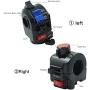 SHENTIANWEI 22mm 7/8 motorcycle switch motorcycle speaker button turning signal light start switch hand put electric controller (Color : Black)