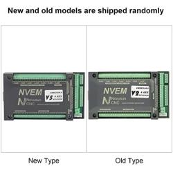 Stepper Motor Driver Ethernet MACH3 Motion Control Card Set, 4 Axis NVEM CNC Controller Ethernet MACH3 Card Network Cable for Stepper Motor