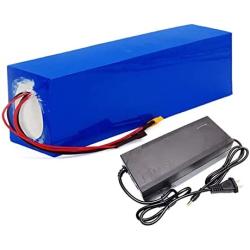 Jieoto 52V Ebike Battery 26Ah 30Ah Lithium-ion Battery Pack Waterproof E-Scooter/Electric Tricycles/Golf Cart/Mountain Bike Replacement Battery Fit for 1500W 1200W 1000W 750W 500W Motor