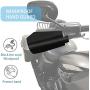 YeSeHow Large Motorcycle Handguards Coffin Cut Hand guards Compatible with Sportster Touring Street Glide Road King Electra Glide 2007-2021