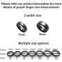 COLMO Tesla Smart Ring Tesla Key Ring Accessories Key Card Model Y Key Fob Replacement Ceramic RFID Smart Ring for Man and Woman Tesla Model 3 Accessories Fast Delivery (US6, Black-7mm)