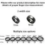 COLMO Tesla Smart Ring Tesla Key Ring Accessories Key Card Model Y Key Fob Replacement Ceramic RFID Smart Ring for Man and Woman Tesla Model 3 Accessories Fast Delivery (US6, Black-7mm)