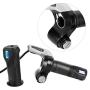 Brushed Controller, 24V 500W Electric Bicycle Scooter E-Bike Motor Brushed Speed Controller Box with Handle Throttle Grip