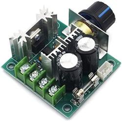 Pangocho Jinchao-Dc Motor DC 12V 24V 30V 40V 13KHZ Auto PWM DC Motor, Speed Regulator Governor Speed Controller Switch 10A 50V 1000uF, Easy to Install