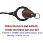 BANVIE Car RFID Push to Start Ignition kit Engine Start Stop Button Switch Keyless Go System with Leather Key