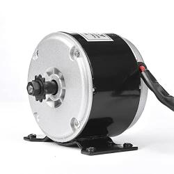 Kunray Electric Brush Motor 24V 250W Permanent Magnet Brushed DC Motor 2650RPM Brush Motor for Scooter Bicycle