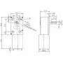 DC Worm Gear Motor 12V High Torque Reduction Gear Box with Encoder Srong Self-Locking 6mm Output Shaft(20RPM)