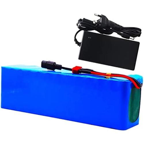 Wnicek 48V E-Bike Battery Pack 10000mAh 13S 3P Lithium-ion Battery for 250W 350W 500W 750W 1000W Motor for MTB Bicycles Electric Scooters Electric Tricycles with Charger