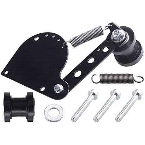 CNCMOTOK Spring Loaded Chain Tensioner fit for 49cc 66cc 80cc Engine Motorized Bike 2 Stroke Engine (Black)