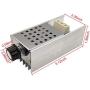 AC 110V 120V 220V 230V 10000W High Power SCR Motor Speed Controller Voltage Regulator Dimming Attemperation Thermoregulation Board